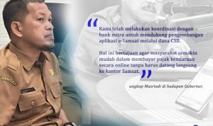 Kepala Badan Pengelola Keuangan dan Pendapatan Daerah (BPKPD) Sulbar, H. Masriadi Nadi Atjo